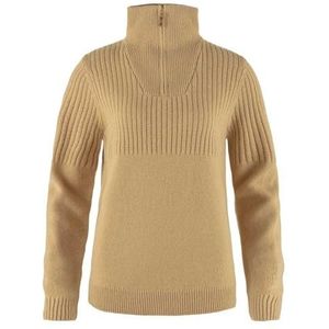 Fjallraven - Övik - Trui - Dames - Halve Ritssluiting - 100% Wol