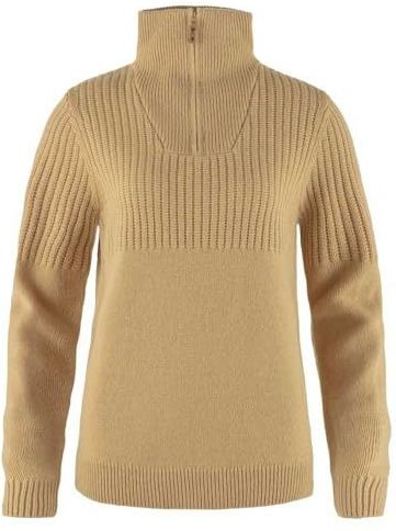 Fjallraven - Övik - Trui - Dames - Halve Ritssluiting - 100% Wol