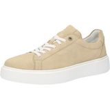 SIOUX - Sneakers Laag - Beige - Leren Schoen - Effen