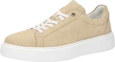 SIOUX - Sneakers Laag - Beige - Leren Schoen - Effen