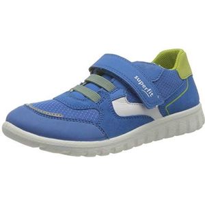 Superfit Sport7 Mini sneakers voor jongens om te leren lopen, blauw, grijs, 23 EU
