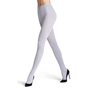 FALKE Dames Panty Temple Angel 60 DEN W TI Lyocell Gedessineerd 1 Stuk, Grijs (Lunar 3225), S-M