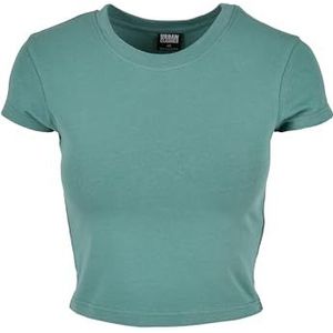 Urban Classics Dames Dames Dames Stretch Jersey Cropped Tee T-Shirt, Paleleaf, XXL