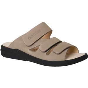 Ganter Harry Pantoffels voor heren, taupe, 41 EU Breed