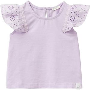 United Colors of Benetton T-shirt voor meisjes, Paars, 50 cm