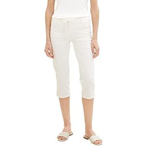 TOM TAILOR Dames 1036683 broek, 10315-Whisper White, 36, 10315 - Whisper White, 36
