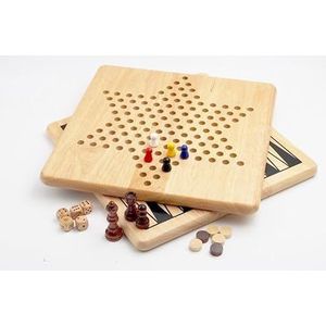 Schaken + Dammen + Backgammon + Checkers