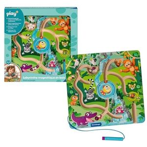 Ravensburger - Play + - Magnetisch doolhof van hout in de jungle - vanaf 18 maanden - Franse versie - 34018