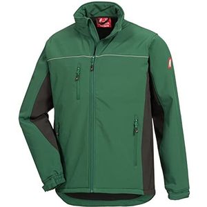 Nitras Motion Tex Light 7154 Softshelljas, windbestendige jas voor het werk, groen, XL