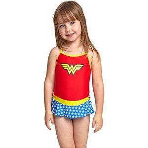 Zoggs Meisjes Wonder Woman Badpak, Badjurk, Leeftijd 1-6 Jaar