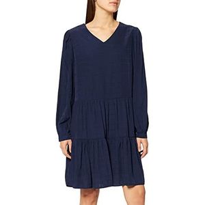 Peppercorn Mary Casual damesjurk met lange mouwen, blauw, M