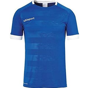 Uhlsport Division II shirt met korte mouwen voetbal-trainingsshirt voor heren, oranje/wit, L