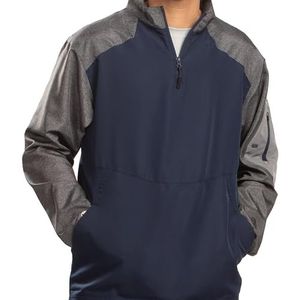 Holloway Heren Raider Pullover Shirt, Carbon Prt/Marine, L
