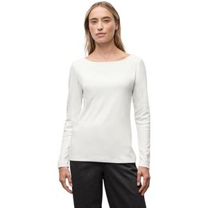 Street One - Lanea - Dames Basic Shirt - Wit - Lange Mouwen