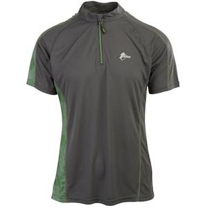 ANDE Magnaghi heren T-shirt - ademend functioneel shirt voor outdoor, Antraciet/Vde Timo, XL