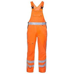 Hydrowear 048465 Assen Bib Broek, Bever, 50% Polyester/50% Katoen, 64 Maten, Oranje