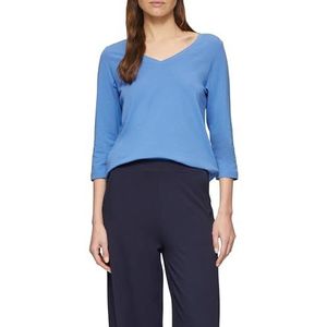 s.Oliver - Jersey Shirt - Koningsblauw - V-hals - 3/4-mouwen