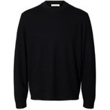 Selected - Relaxed Fit - Gebreide Trui - 100% Merinowol - Ronde Hals - Lange Mouwen