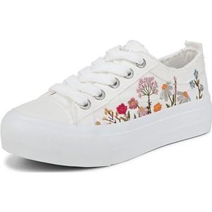 Blowfish Malibu Womens Sadie-Sun Fashion Platform Sneaker White 6 M