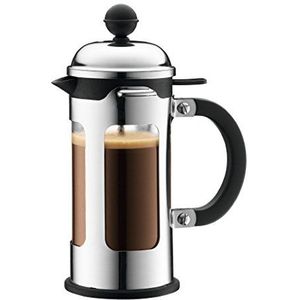 Bodum CHAMBORD koffiezetapparaat (French Press System, lekbescherming, roestvrij stalen frame