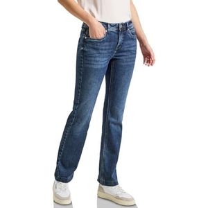 Street One - Bootcut Jeans - Blauw - Dames - Slim Fit - Mid Waist