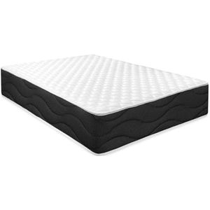 Homey - Visco-elastische matras Sleep Pro, omkeerbaar (winter-zomergezicht), stevigheid, gemiddelde hardheid, dikte 30 cm, mijtdicht, antibacterieel en hypoallergeen, 150 x 180 cm