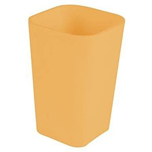 douceur d'intérieur, Beker (7,3 x 7,3 x 11 cm), vitamine oker, kunststof soft touch