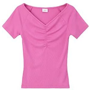 s.Oliver Junior Girl's T-shirt, korte mouwen, roze, 176, roze, 176 cm