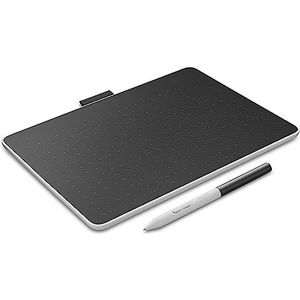 Wacom One M-pentablet incl. EMR-pen zonder batterij, Bluetooth-verbinding, voor Windows, Mac, Chromebook en Android – perfect voor creatieve starters, digitaal tekenen en alledaagse kantoortaken.