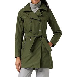 Helly Hansen Dames Welsey II Trench geïsoleerde waterdichte winddichte ademende jas, utility groen, XL UK