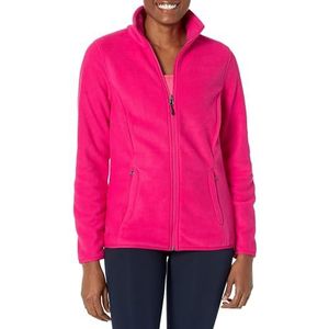 Amazon Essentials Dames Classic-Fit Polar Soft Fleece Jacket met volledige rits (verkrijgbaar in grote maten), roze, XX-Large