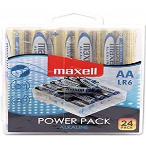 Maxell LR6 AA Mignon alkaline batterijen (24 powerpack)