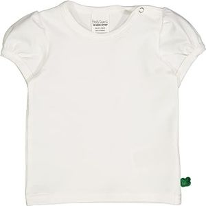 Fred's World by Green Cotton Baby-meisje Alfa Puff S/S T-shirt, wit, 62 cm