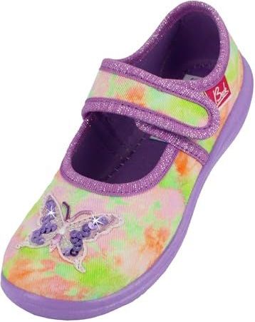 BECK - Huisschoenen - Kiwi - Lila - Oranje - Abrikoos - Pantoffels