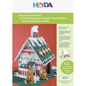 Heyda Knusperhaus-knutselset, van wit karton
