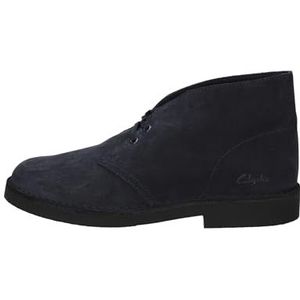Clarks - 26168085 Laarzen - Marineblauw - Suède - Casual