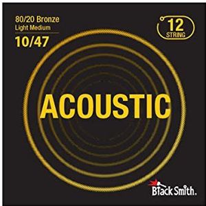 Blacksmith snaren voor 12-snarige akoestische gitaren 010-047