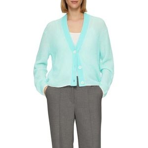 Vest - Tweekleurig - Relaxed-fit - V-hals - Alpacamix