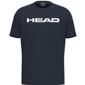 HEAD Club Original T-shirt Heren Navy, marineblauw, XXL