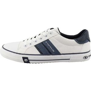 TOM TAILOR 7480070011 Sneakers voor heren, wit, 43 EU