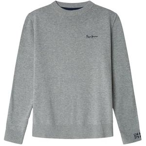 Pepe Jeans Telio Crew Breiwaren, grijs (Marl Grey), 6 jaar kinderen, grijs (Marl Grey), 6 Jaar