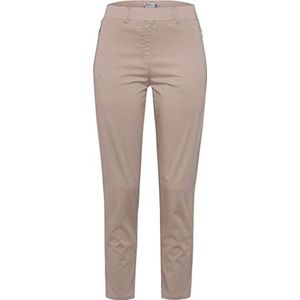 Raphaela by Brax Dames Lavina Zip 6/8 Super lichte katoenen broek, zand, 38K, Zand