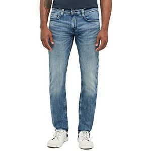 MUSTANG Oregon Tapered Jeans voor heren, Mittelblau 313, 34W x 32L