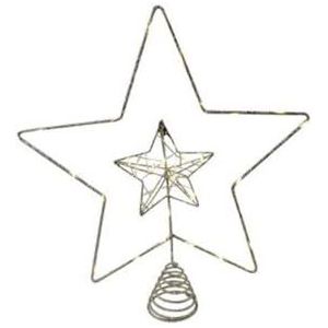 F.G.F. Import Export Lijn Metal Star Gold Lumin 30 x 32, zoals foto, eenheidsmaat