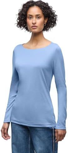 STREET ONE Shirt 'New Lanea'  lichtblauw