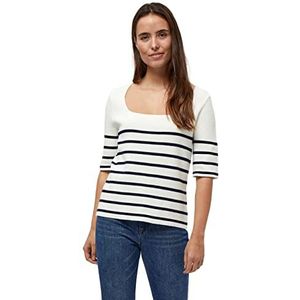 Peppercorn Dames Rosalia trui met vierkante hals, Wolk Dancer Streep, XXL