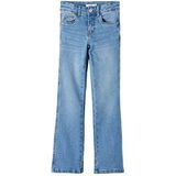 NAME IT Skinny Fit Jeans Bootcut, blauw (medium blue denim), 104 cm