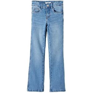 NAME IT Skinny Fit Jeans Bootcut, blauw (medium blue denim), 110 cm