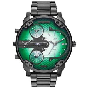 Analoge Horloge - Antraciet - Roestvrijstaal - Waterdicht tot 30 m