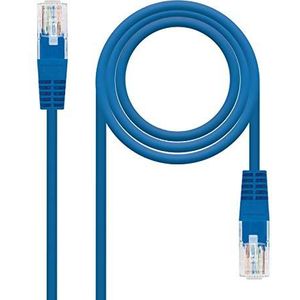 Monkey Ladder Ethernet-netwerkkabel RJ45 Cat.5e UTP AWG24, blauw, 10 m lange slang [Spanje]